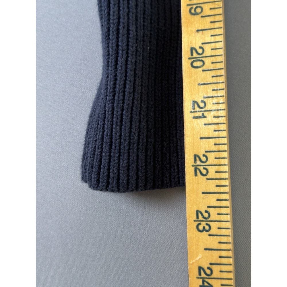 Lauren Ralph Lauren Marmie Puff Sleeve Knit Sweater Women's Small Navy - Picture 6 of 7